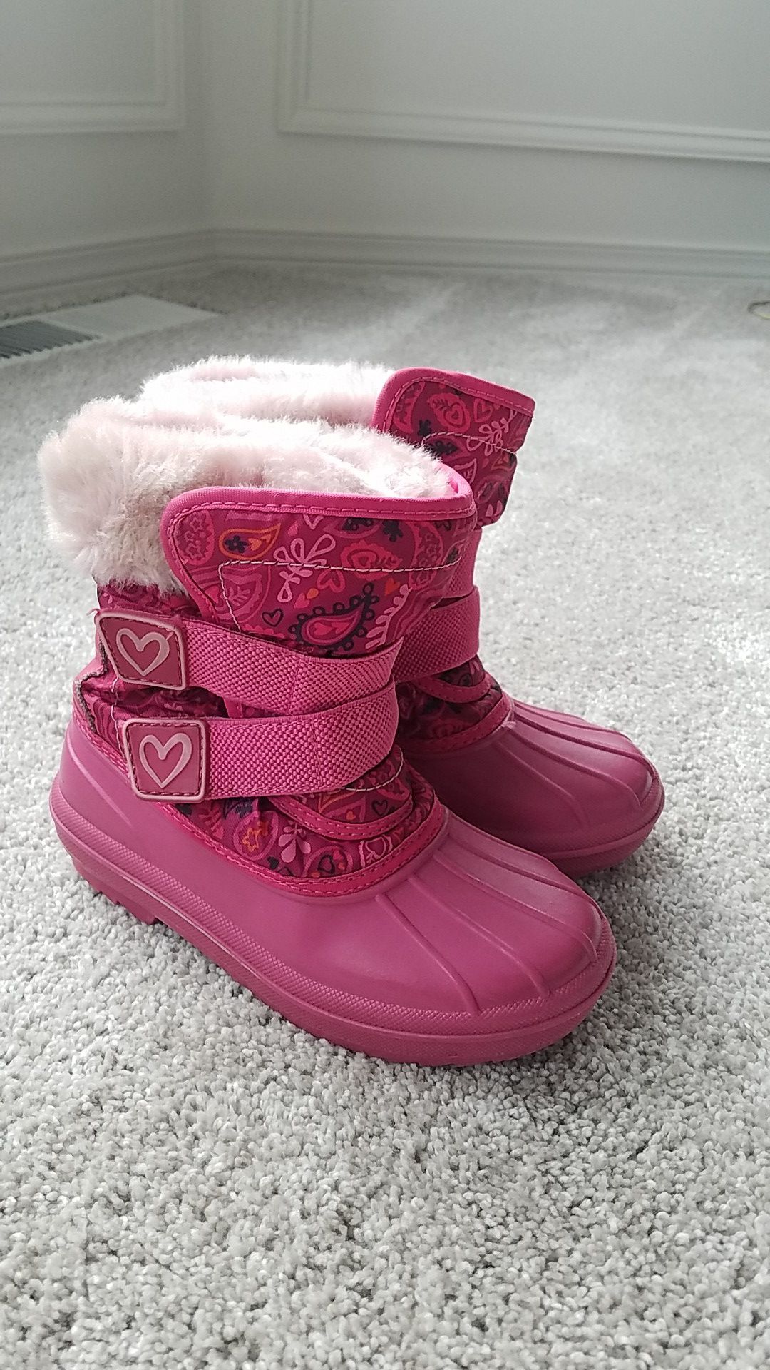 Thermolite Little Girls snow boots size 9/10
