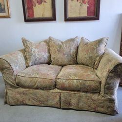 Couch Custom Made, Barely Used  & Pretty, Just Needs A Home!