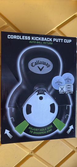 New Callaway Cordless Kickback Putt Cup