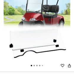 Clear Windshield 2008-UP for EZGO RXV Golf Cart Part Front 