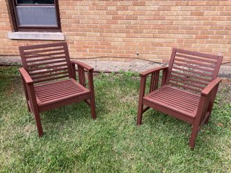 Two nice patio chairs