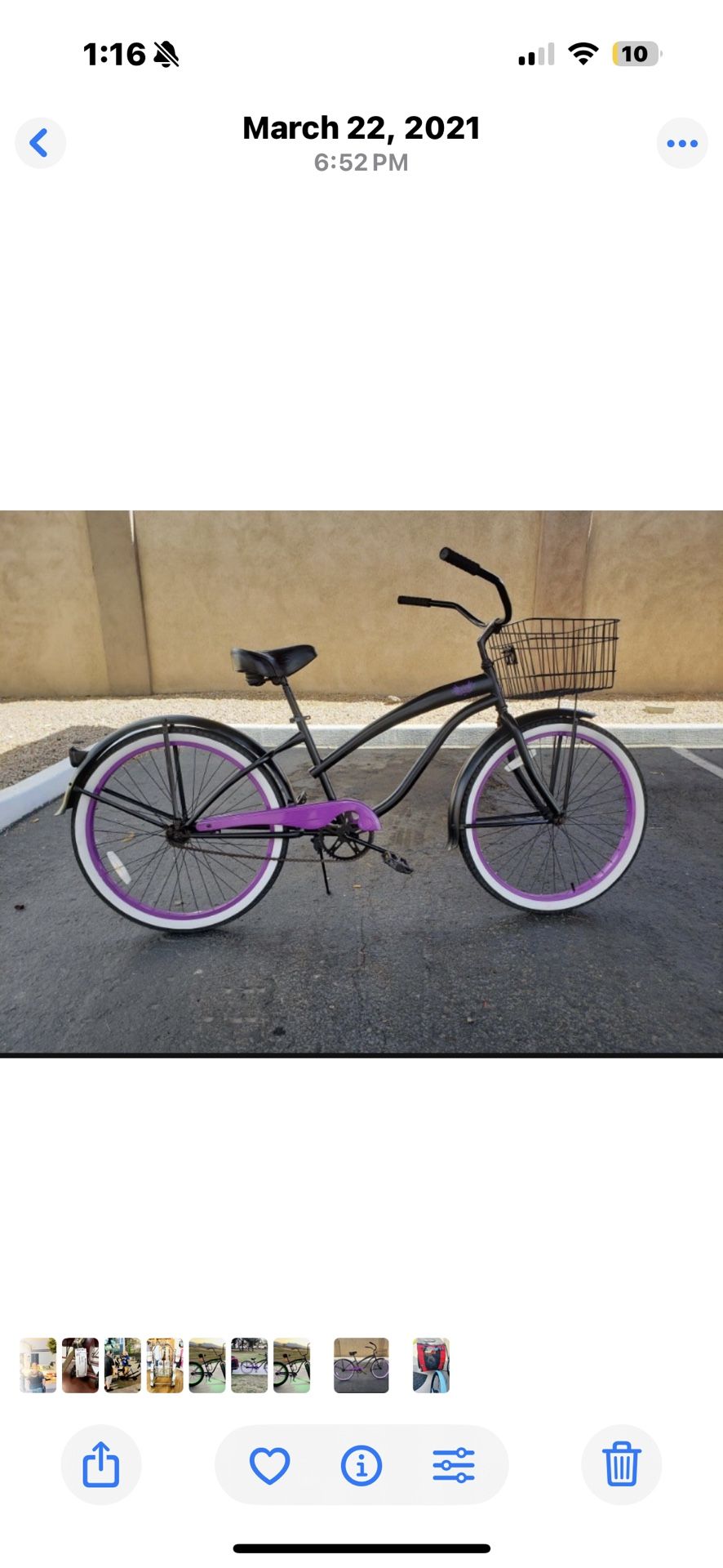 Siik 26” Adult Women’s Beach Cruiser Bike W Basket, Bell, Cup Holder