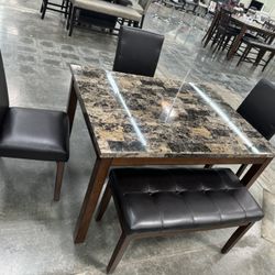 5 Pc Dinning Set Table New In Box 