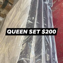 Queen Regular Mattress Set 