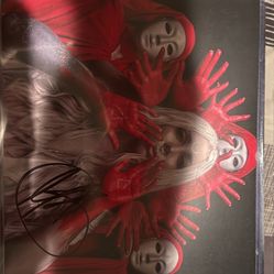 Maria Brink From In This Moment Signed Print (comes With Plastic Sleeve)