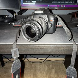 Canon Rebel T7 DSLR + 18-55mm Lens – Great Condition!