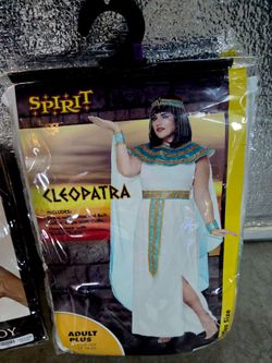 2 NEW HALLOWEEN COSTUMES!! 1 LOW PRICE!!  Cleopatra & Batgirl. ADULT PLUS SIZE. New & Never Used!