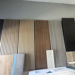 Slat acoustic wall panels
