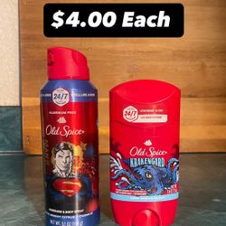 Old Spice Deodorant $4.00 Each
