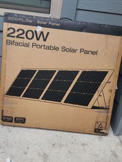 220W portable solar panel