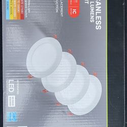 Pack of 4 canless lights