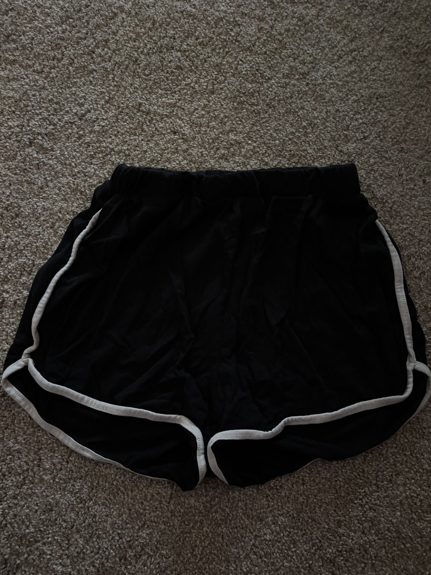 SHEIN Black Soft Shorts SIZE SM