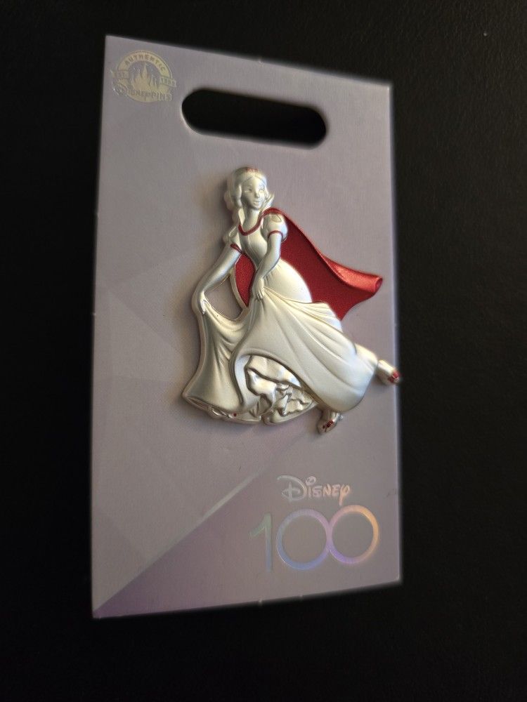 Disney Parks Authentic Snow White Walt Disney 100 Year Anniversary pin released in 2023. Pick up by Blossom Hill & Snell, cash only please.