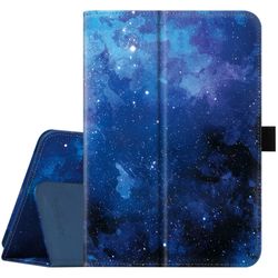 Famavala Folio Case Cover For All-New Fire 7 Tablet, 7” Display Latest Model (2022 Release, 12th Generation) (BlueSky)
