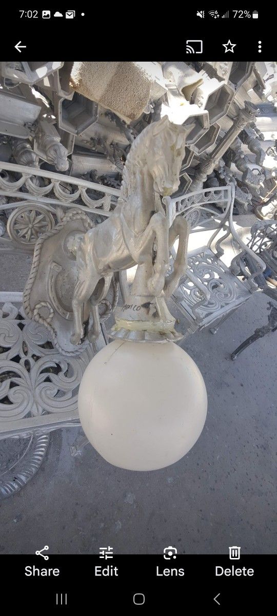 Sconce horse ligh