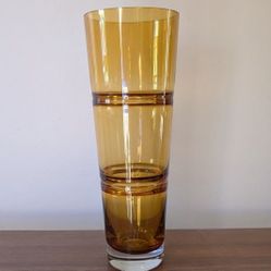 Amber Colored Vase