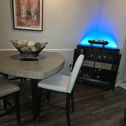Dining room table wine bar Rooms to go