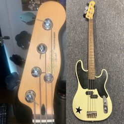 Squier Mike Dirnt Precision P Bass 4 String Fender Electric Guitar
