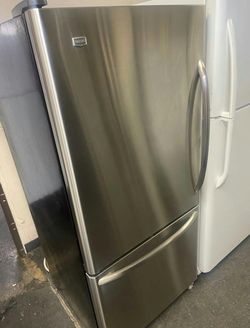 Maytag Stainless Steel Bottom Freezer Fridge