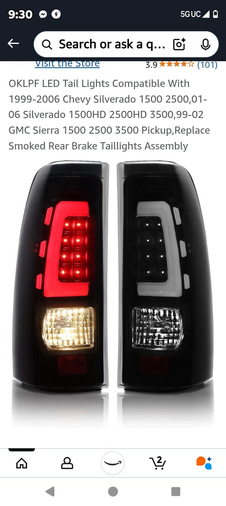 Chevy Tail Lights New