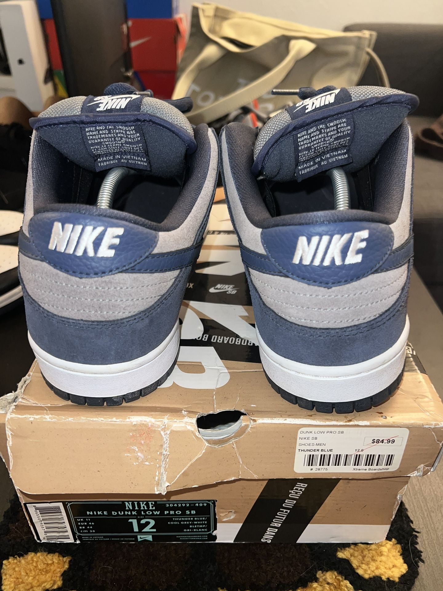 Nike SB Dunk Low âThunder blue cool greyâ for Sale in Los Angeles, CA 