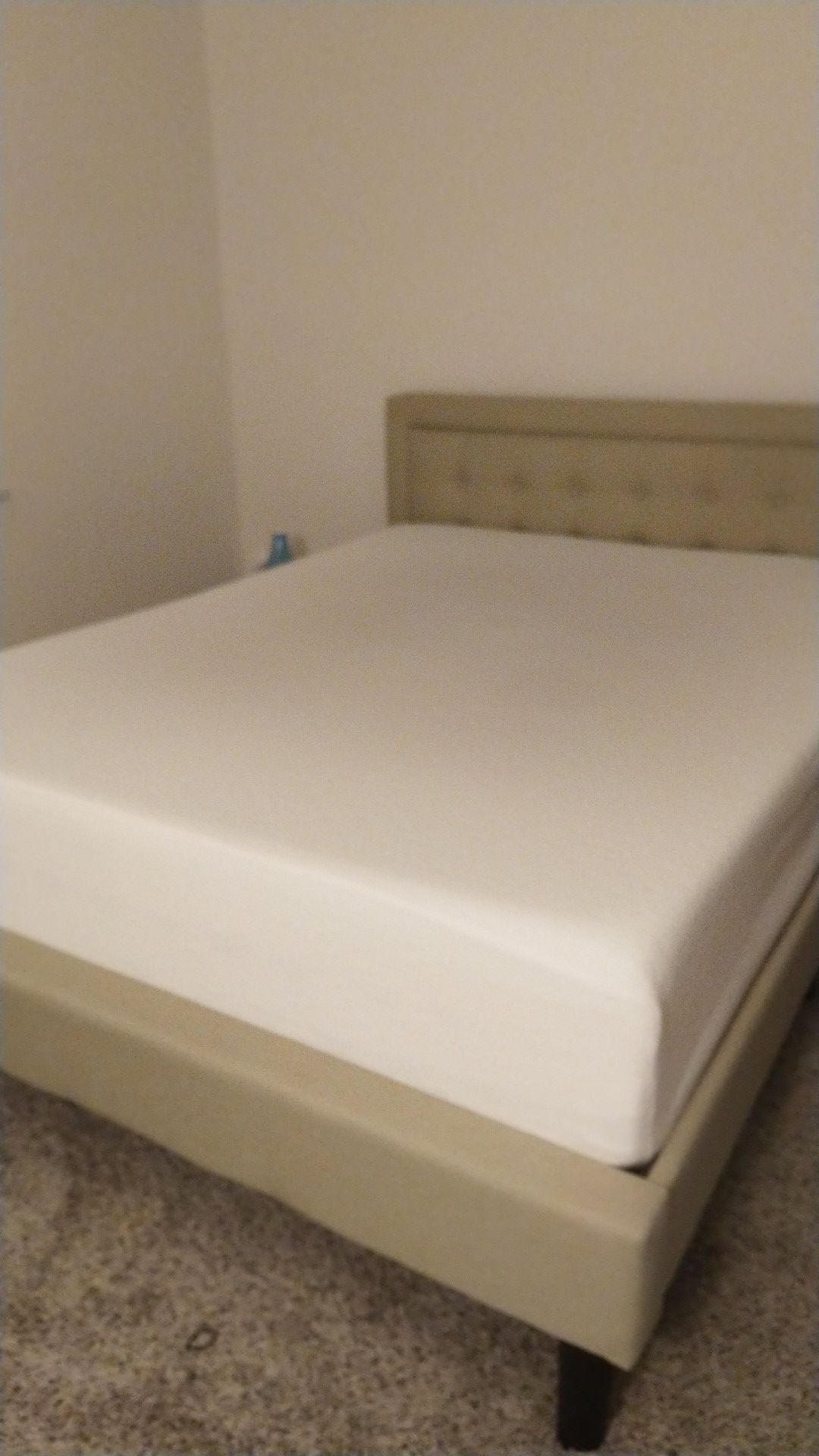 Bed frame and mattress (Queen)