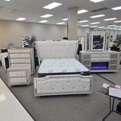 Bedroom Furniture Bed With Fireplace Only $49 Down