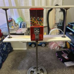 Gumball machine shelves