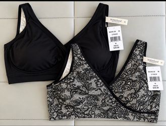 NEW Motherhood Maternity 2-Pack Nursing Bras – Size Medium