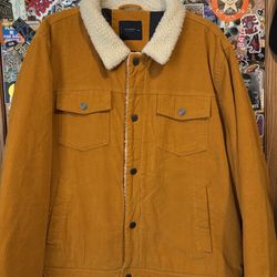 Lucky Brand Corduroy Sherpa Jacket
