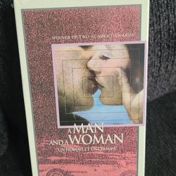 Rare Vintage Brand New VHS, A Man And A Woman 