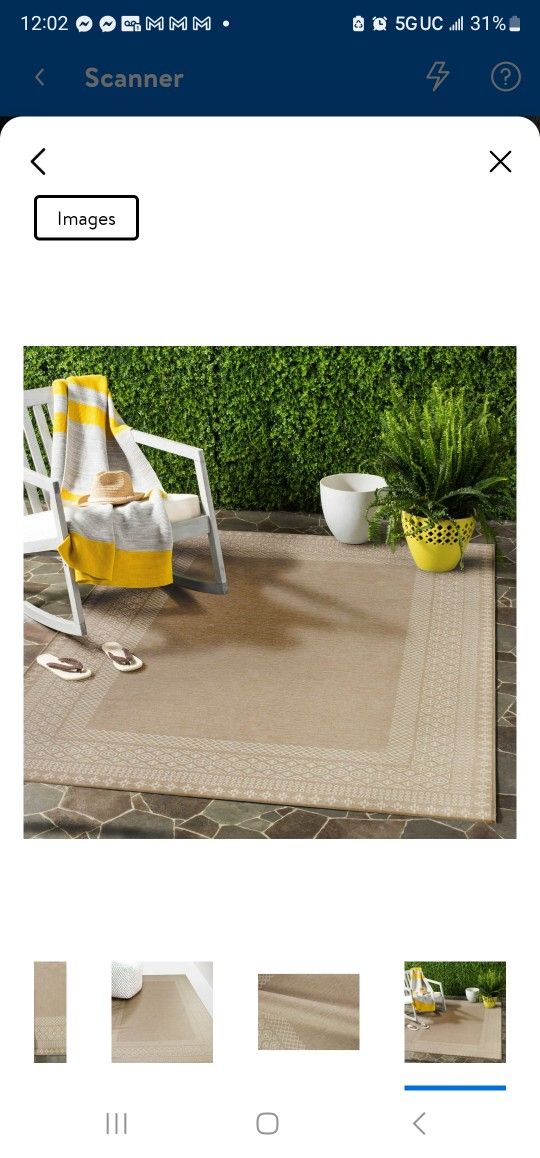 New Indoor/Outdoor Area Rugs 7×10 $35 Firm! Kendall Lakes Pickup