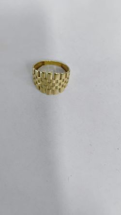 Real 10k watchlink ring