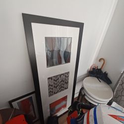 Triptych Painting with Duplicate single ART of Each