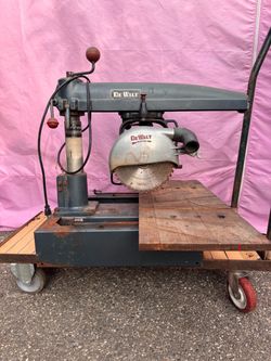 Vintage 1950s DeWalt MBC Radial Arm Saw – Rel. 25 – Made in USA
