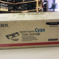 Xerox 113R00689 Phaser 6120 Color Laser Toner Cartridge Cyan 