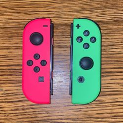 Nintendo Switch Neon Pink + Neon Green Joycons