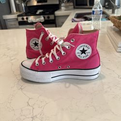 Converse Chuck Taylor All Star Lift Platform Hot Pink Casual Shoes Womens 7
