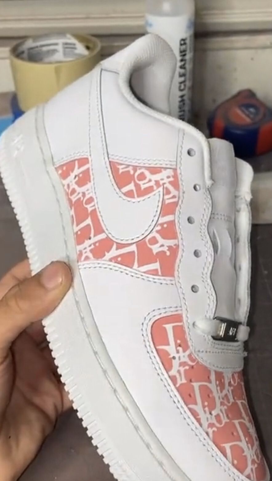 Custom Dior Nike Air Forces (READ DESCRIPTION ) Men's shoes