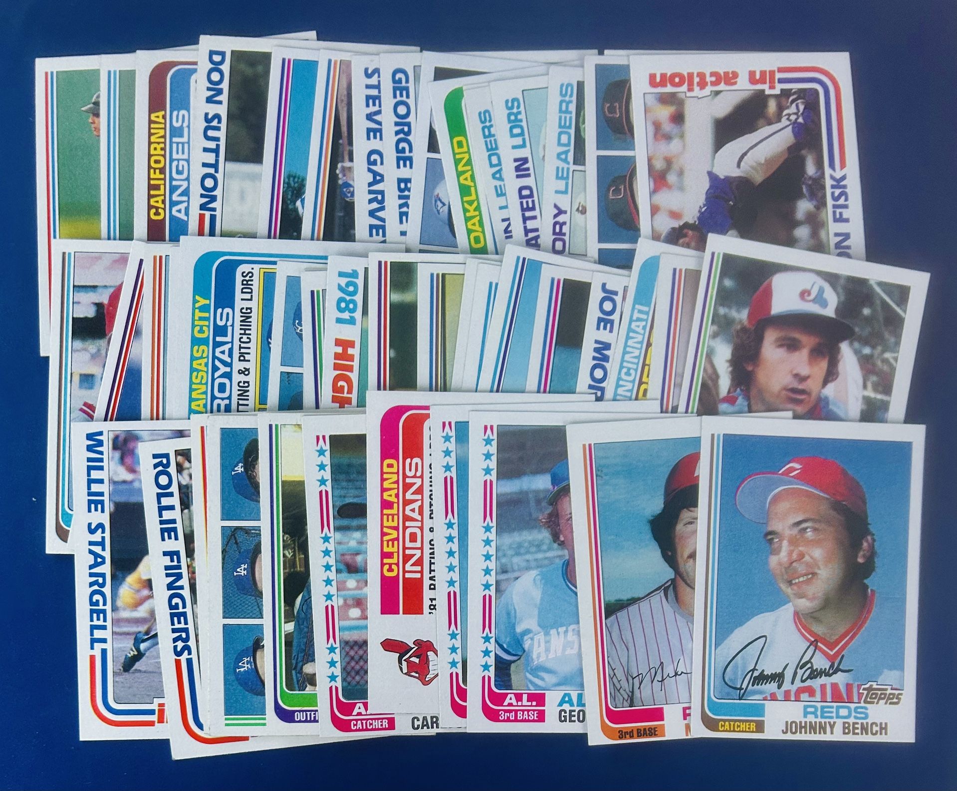 1982 Topps Baseball Card Lot - HOF, All Stars, Rookies, Checklists