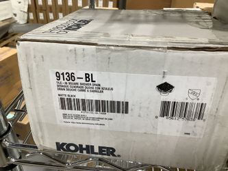 KOHLER Clearflo Square design tile-in shower drain
