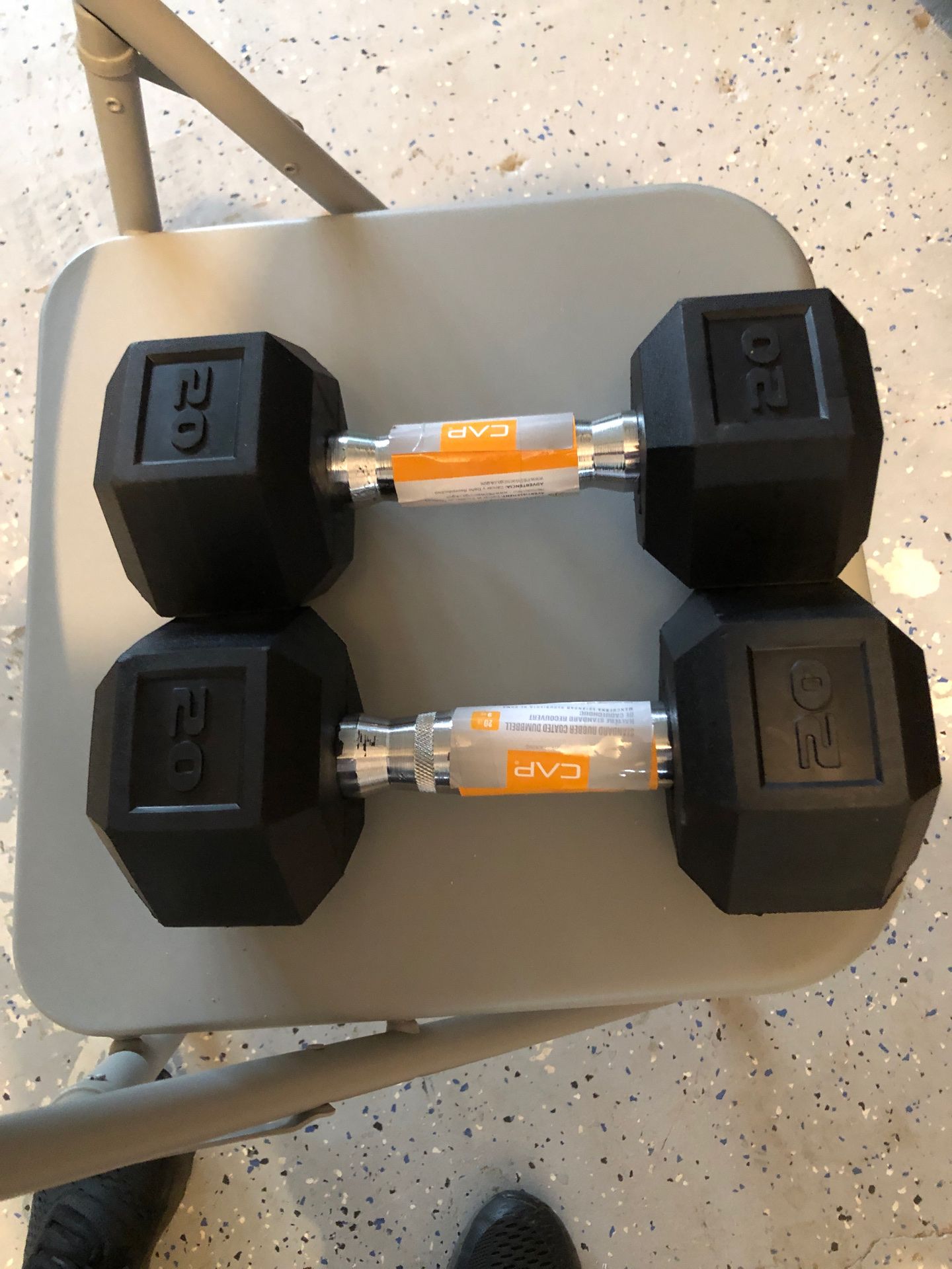 20 lbs dumbbells never used