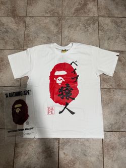 White Bape Shirt Brand New Medium and Large