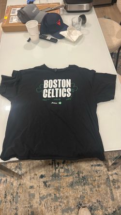 Moving Sale Adult Large 2025 Playoffs Boston Celtics black cotton shirt