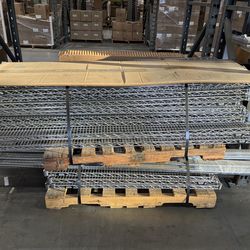 ULINE chrome wire shelving