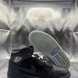 Air Jordan 1 mid black metallic reimagined