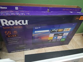 55 inch roku tv. Brand new