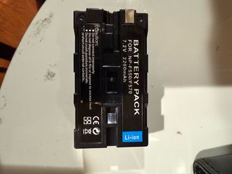 Battery For NP-F550 Sony FDR-AX1 PXW-Z100 PXW-Z150 E2 E2-S6 E2-F6 E2-F8 E2-M4