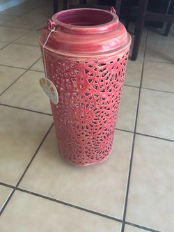Decorative metal lantern