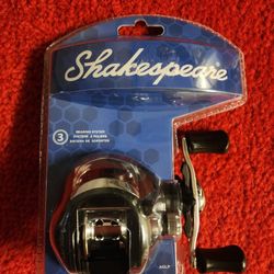 Shakespeare Agility AGLP Bait Caster Reel 6.2:1 Gear Ratio 3 Bearing System- NEW